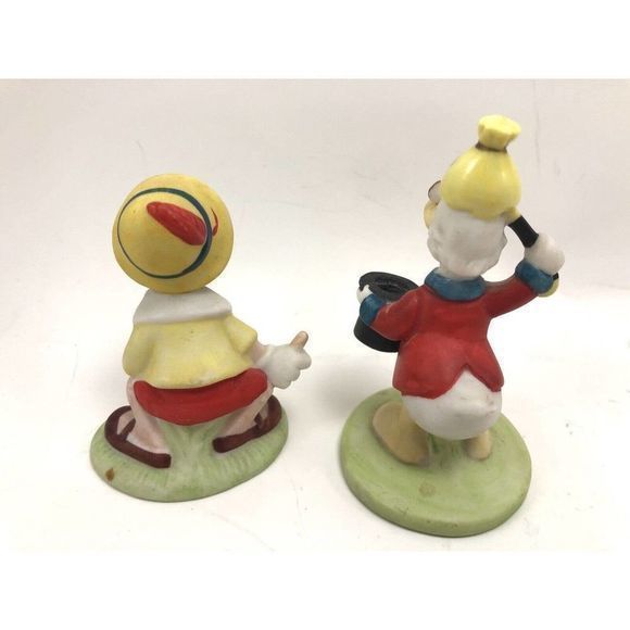 Vintage 1987/88 Disney Collection Pinocchio/Scrooge Porcelain Figurine‎ 3" Cake - Picture 3 of 8